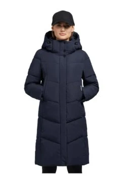 Khujo Limetta2Cappotto InvernaleDunkelblau Donna Cappotti KH121U1A8-K11 -Delem cb0e29b0626f40769e59ca96de2ea603