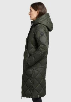 Khujo LennjaCappotto InvernaleDunkelgrün Donna Cappotti KH121U15X-M11 -Delem cb3fc205ab624f369f71ee45ef9dbb1a