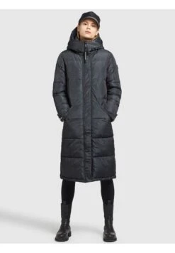 Khujo DakotaCappotto InvernaleDunkelblau Gemustert Donna Cappotti KH121U14X-K11 -Delem ce0d6f696b7c41e1a51188900679a8e8