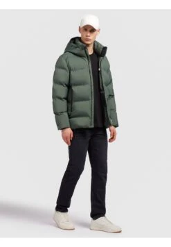 Khujo Silas - Giacca Invernale - Olivgrau -Delem ce4a92dd7e324a9e87356d145a0bd908