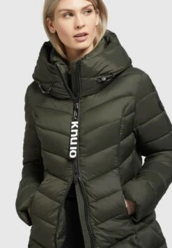 Khujo OdanaCappotto InvernaleDunkelgrün Donna Cappotti KH121U15S-M11 -Delem ce9a5008a1234feeae334a1971daf3bf