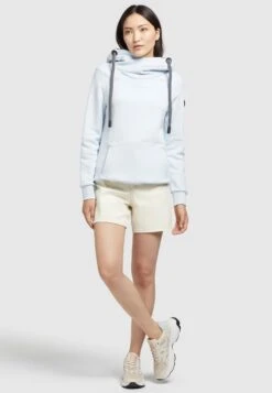 Khujo RhabeaFelpa Con CappuccioHellblau Donna Felpe KH121J077-K11 -Delem cea2ec641887436ab4404d741526d8f4