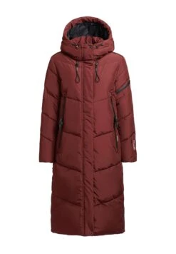 Khujo Sonje4Cappotto InvernaleRostrot Donna Cappotti KH121U19J-G11 -Delem cf0d7d6aeb474622b2f50b36a1def259