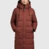 Khujo Julina2 MattCappotto InvernaleRotbraun Donna Cappotti KH121U1AF-O12