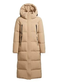 Khujo Mantel Lucia Matt - Cappotto Invernale - Beige -Delem cf8ef3a2f53d4bdd974d0a08bb136976