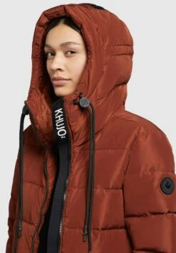 Khujo MarvaCappotto InvernaleRotbraun Donna Cappotti KH121U1AC-O11 -Delem cff6d77fe5144ba0aabaf0314273b889