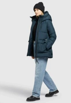 Khujo JanitaCappotto InvernaleDunkelblau Donna Cappotti KH121U1AB-K11 -Delem d071986204224ff98c6120d87c66e5f4