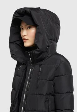 Khujo Jilias 3Cappotto InvernaleSchwarz Donna Cappotti KH121U14E-Q11 -Delem d0fa9360efd14e609f083aa0aac845cd