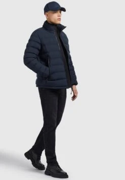 Khujo Jacke Hagen Matt - Giacca Invernale - Dunkelblau -Delem d2bfac06ab5645a7afa8503f94f7321b