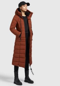 Khujo Casca2 LightCappotto InvernaleRotbraun Donna Cappotti KH121U1CL-O11 -Delem d428c8bca75443f796299f2fec4ec008