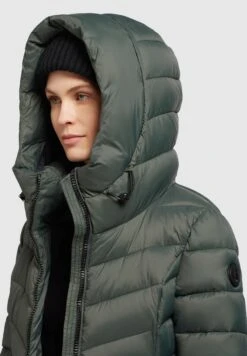 Khujo OdanaCappotto InvernaleOlivgrau Donna Cappotti KH121U1AD-N11 -Delem d5cab4fe22654f8ab4dada4896f38e94