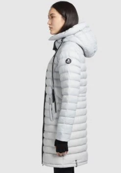 Khujo Mantel Niana ShineCappotto InvernaleHellgrau Donna Cappotti KH121U0YO-C11 -Delem d72ef9feae4f4033baf76dfaf5f80203