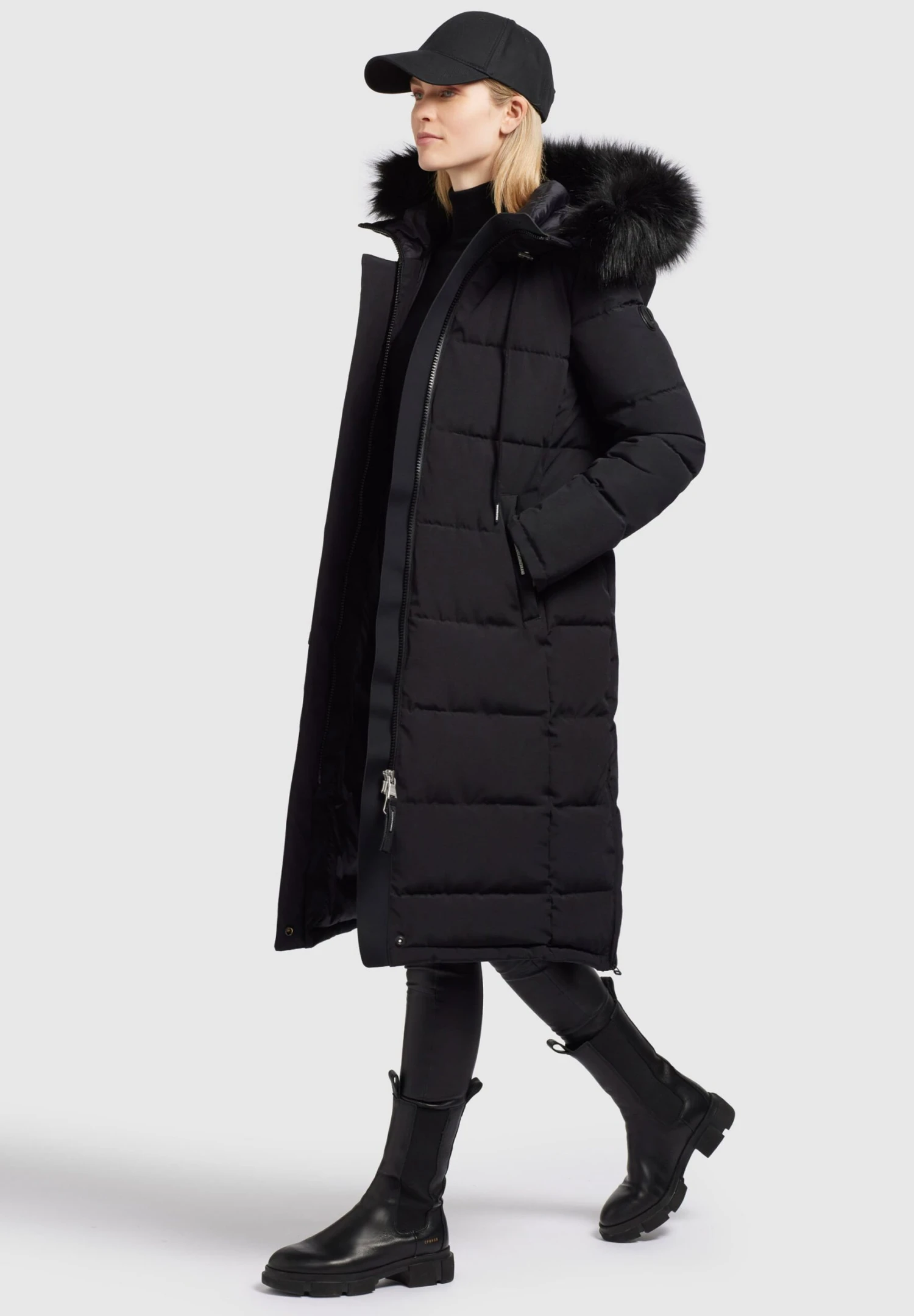 Khujo TaniCappotto InvernaleSchwarz Donna Cappotti KH121U1BC-Q11 2 Khujo TaniCappotto InvernaleSchwarz Donna Cappotti KH121U1BC-Q11 - immagine 2