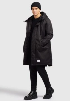 Khujo HantCappotto InvernaleSchwarz Uomo Cappotti KH122T0FY-Q11 -Delem d8cef5f4fa43440d83f3af6f0852b87c