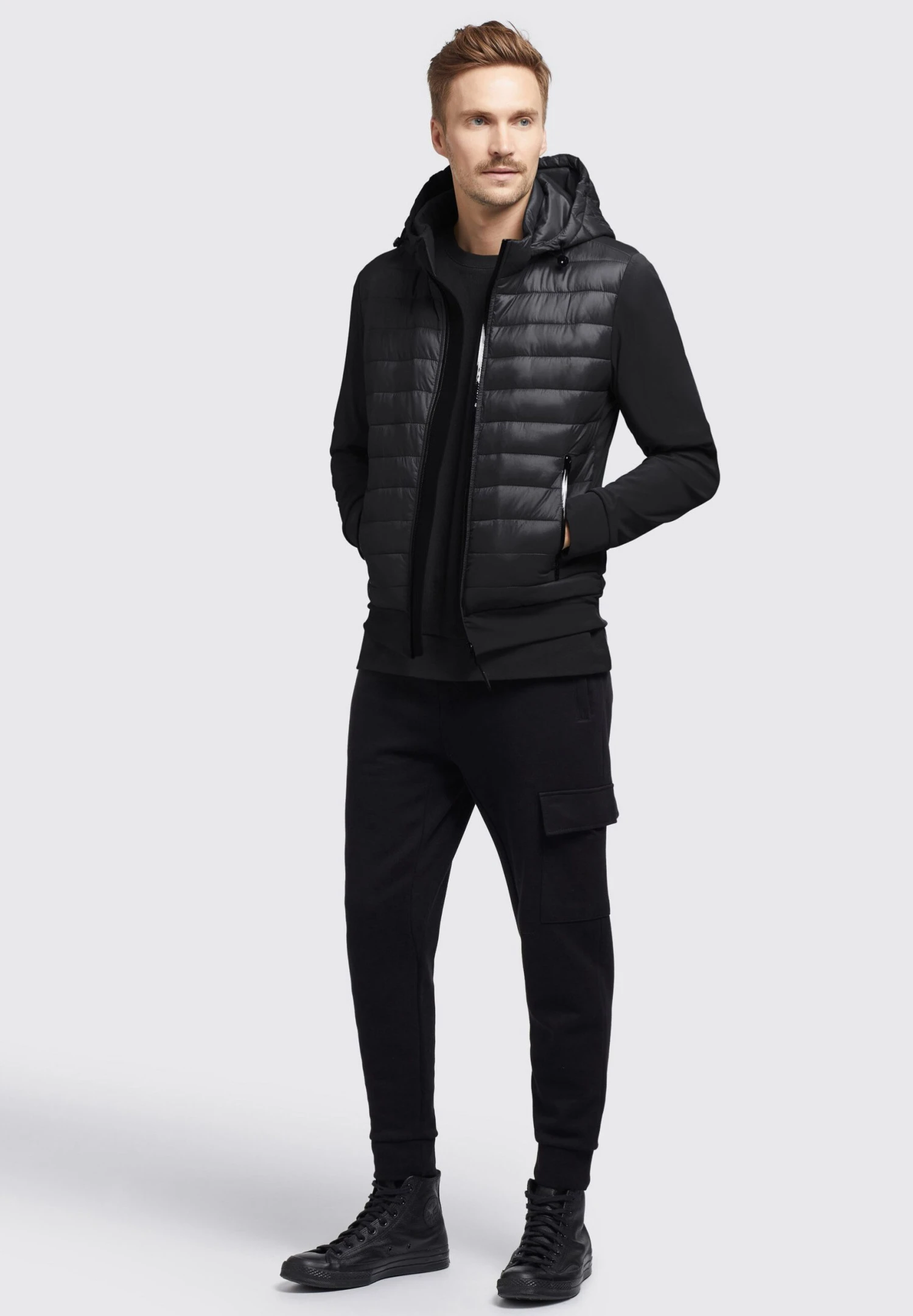 Khujo Bolt Matt - Giacca Da Mezza Stagione - Schwarz 2 Khujo Bolt Matt - Giacca Da Mezza Stagione - Schwarz - immagine 2