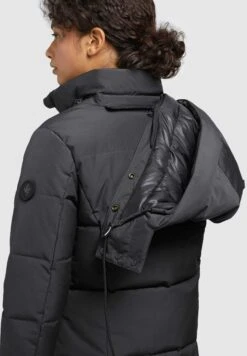 Khujo ViolaCappotto InvernaleDunkelgrau Donna Cappotti KH121U1AL-C11 -Delem d9dc6ecd8f184b96b9febc39ff1336a7