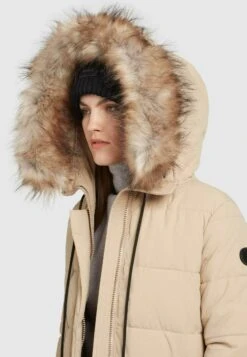 Khujo Mantel JarvanaCappotto InvernaleBeige Donna Cappotti KH121U10J-B11 -Delem da688dfd27b54d52abfd9a9c2f3d1fa9