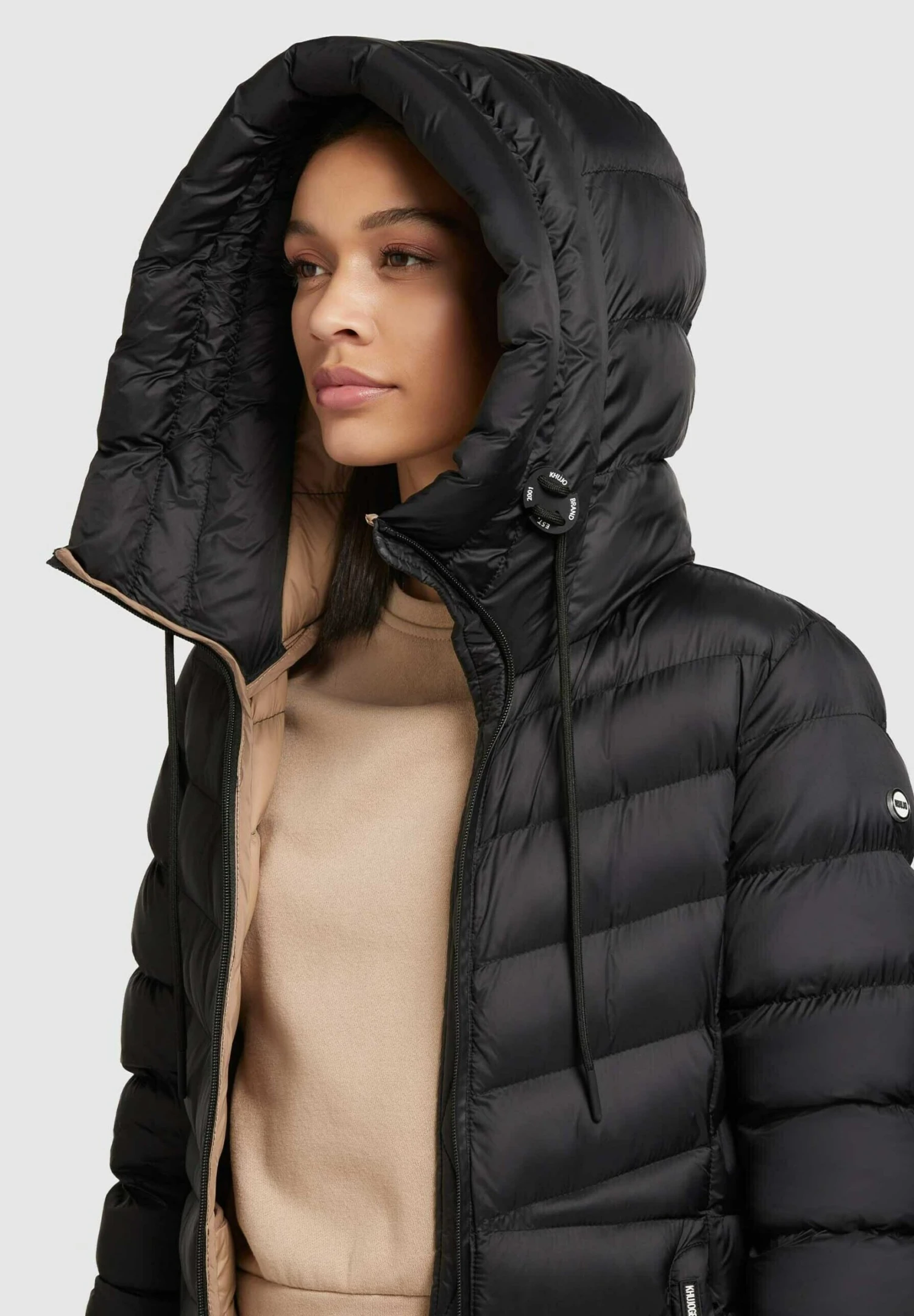 Khujo Ingram SoftCappotto InvernaleSchwarz Donna Cappotti KH121U13R-Q11 6 Khujo Ingram SoftCappotto InvernaleSchwarz Donna Cappotti KH121U13R-Q11 - immagine 6