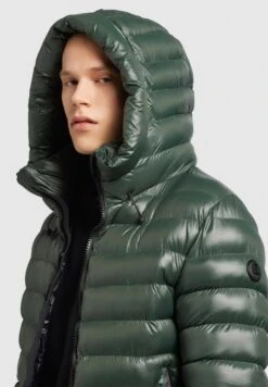 Khujo Tidom ShinyGiacca InvernaleDunkelgrün Uomo Giacche KH122T0G7-M11 -Delem db4a5101f1cf41a88cfd28b5d299c6ed