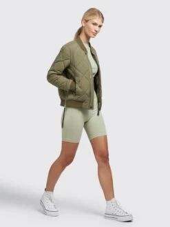 Khujo LeonaGiubbotto BomberLea Gre Donna Giacche E Blazer KH121G0DU-N11 -Delem db53ffed9fb141fea8780965b5109fbc