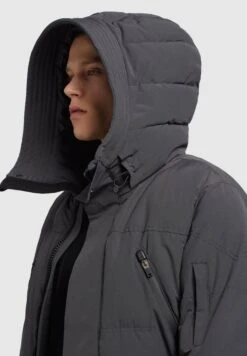 Khujo Cloyd - Cappotto Invernale - Dunkelgrau -Delem db613a45584b401794d7ca9c3d1db721