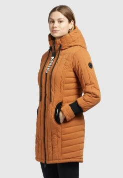 Khujo Mantel Jerry Prime7 PeachedCappotto InvernaleOrangebraun Donna Cappotti KH121U1CJ-H11 -Delem db7fea0156644c56b957220f5deea09a