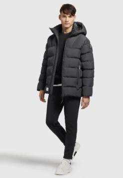 Khujo SumoGiacca InvernaleDunkelgrau Uomo Giacche KH122T0DO-C11 -Delem dc52eb729fd146e38fe2cb45ef05db36