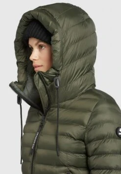 Khujo Lovina2 ShineGiacca InvernaleDunkeloliv Donna Giacche E Blazer KH121U11Q-N11 -Delem dd8fe125c6634a5ea3b8edb8fe43a30b