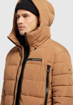 Khujo Zono - Cappotto Invernale - Beige -Delem deb205b6377e49d6b0cf62b69b712667