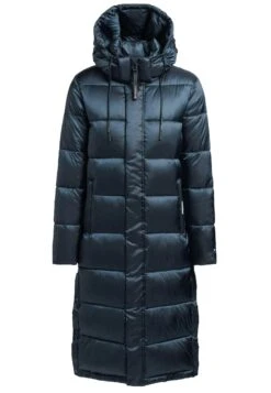 Khujo Julina SatinCappotto InvernaleDunkelblau Donna Cappotti KH121U14K-K11 -Delem df4a89d677334ce29a2264af98fa18c6