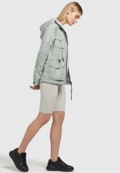 Khujo FlamesGiacca LeggeraBlassgrün Donna Giacche E Blazer KH121U13B-M11 -Delem e114bd879b27444aa481085766a676b9