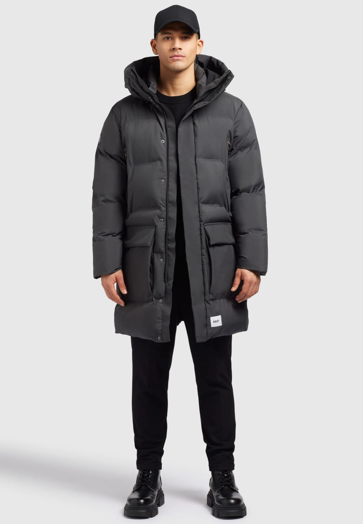 Khujo WinerCappotto InvernaleDunkelgrau Uomo Cappotti KH122T0FT-C11 2 Khujo WinerCappotto InvernaleDunkelgrau Uomo Cappotti KH122T0FT-C11 - immagine 2