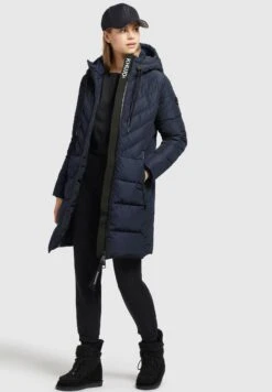 Khujo MuggCappotto InvernaleDunkelblau Donna Cappotti KH121U152-K11 -Delem e3798502849f41108b0bb673e15f1e06
