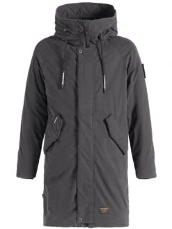 Khujo HaakCappotto InvernaleDunkelgrau Uomo Cappotti KH122T0CR-C11 -Delem e388c47e06e8439d8d8957794684b444