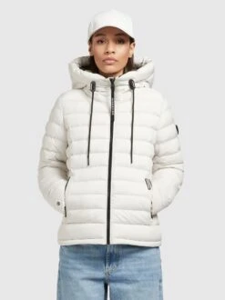 Khujo Lovina3 MattGiacca InvernaleWeiß Donna Giacche E Blazer KH121U141-A11 -Delem e3dff8f1cf4a4ecfa36967649b03deb0