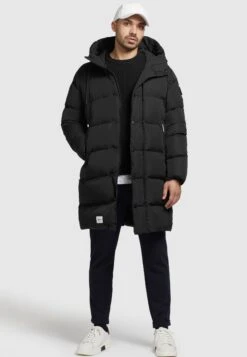 Khujo RafiCappotto InvernaleSchwarz Uomo Cappotti KH122T0E2-Q11