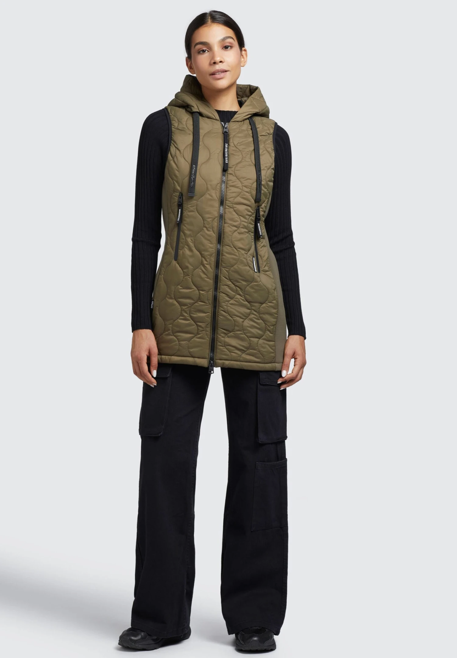 Khujo MalinSmanicatoOlivgrün Donna Giacche E Blazer KH121U19E-N11 2 Khujo MalinSmanicatoOlivgrün Donna Giacche E Blazer KH121U19E-N11 - immagine 2