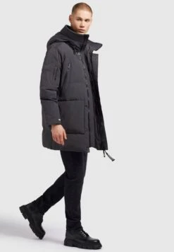 Khujo Cappotto Invernale - Dunkelgrau -Delem e925215496104d8eabaa03f33e14a25a