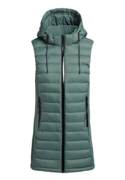 Khujo Weste Becca MattSmanicatoKupfergrün Donna Giacche E Blazer KH121U18P-L11 -Delem ea57337bba5e45dfa9d7a3fb41c93bff