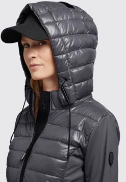 Khujo Ghita Shiny - Giacca Da Mezza Stagione - Grau -Delem ec84cb5812de44a79afcee83c22e8dfe