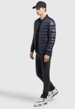 Khujo Toco ShinyGiacca Da Mezza StagioneDunkelblau Uomo Giacche KH122T0EW-K11 -Delem eff0a38b9ecb4a6a9bb81ff2227b2b68