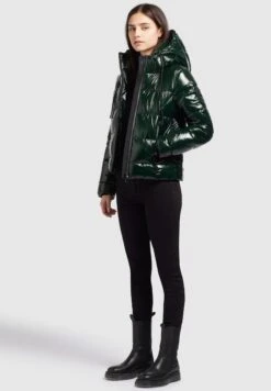 Khujo Pari - Giacca Invernale - Dunkelgrün -Delem f1cea2f5eb3442a18e3f8d67d0c33935