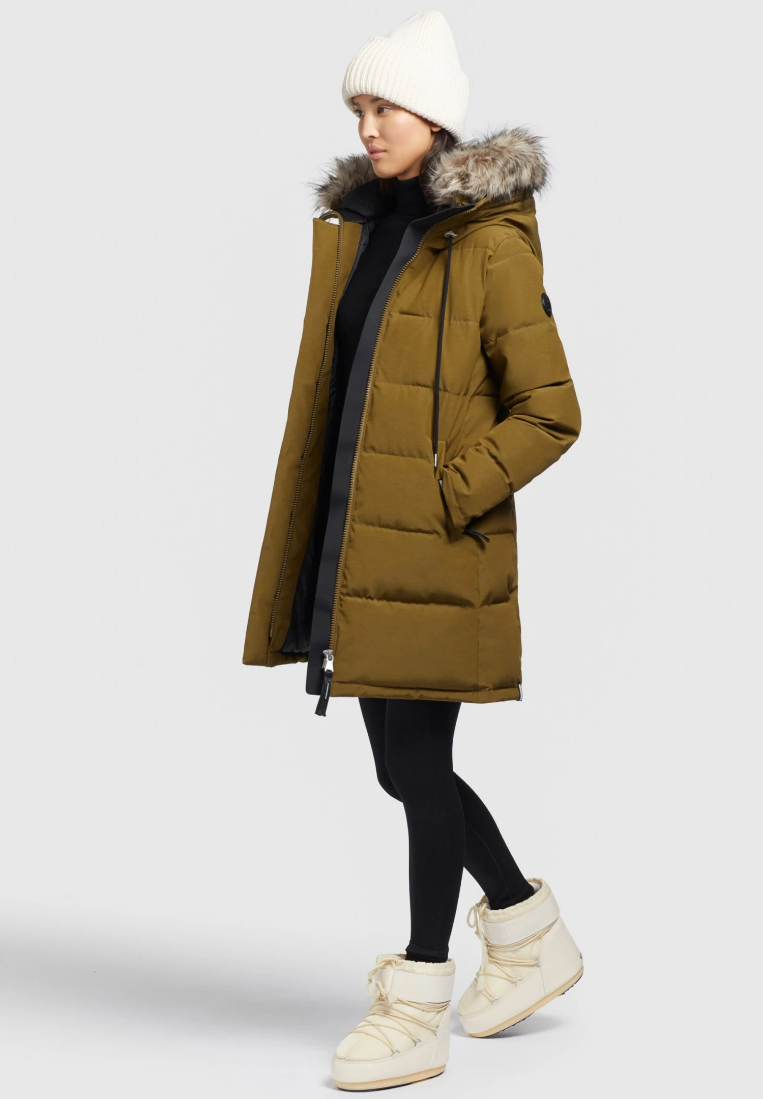 Khujo Tilda Cappotto InvernaleOliv Donna Cappotti KH121U1BH-N11 7 Khujo Tilda Cappotto InvernaleOliv Donna Cappotti KH121U1BH-N11 - immagine 7