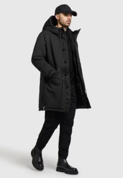 Khujo TerraCappotto InvernaleSchwarz Uomo Cappotti KH122T0E0-Q11 -Delem f2359ae8d920484d83267f595df0b71f