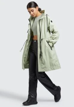 Khujo Silica - Parka - Blassgrün -Delem f273a5100a0e48e9bb89ad887ad50c90