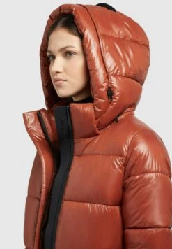 Khujo Saima ShinyCappotto InvernaleRotbraun Donna Cappotti KH121U1C0-G12 -Delem f333aa3051f242a1a80edad4cd90d43c