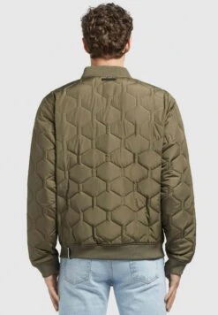 Khujo CarlsonGiacca Da Mezza StagioneOlivgrün Uomo Giacche KH122T0ES-N11 -Delem f49ad209e38242abb0fb92c4f245ee56