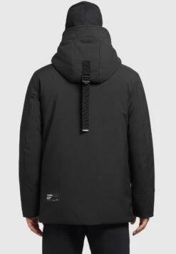 Khujo TotoCappotto InvernaleSchwarz Meliert Uomo Cappotti KH122T0DE-Q11 -Delem f4e6be94839f42369ef94ea41ec2ec9f
