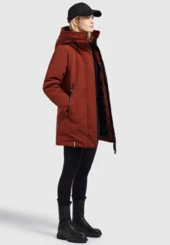 Khujo Viona4Cappotto InvernaleRotbraun Donna Cappotti KH121U1CS-G11 -Delem f54d194064e94d8a854890553a988d42