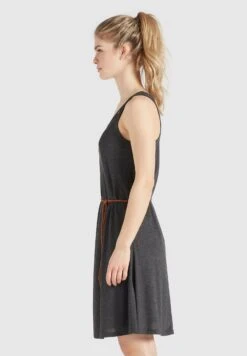 Khujo PadmaVestito Di MaglinaDunkelgrau Meliert Donna Vestiti KH121C0D8-C11 -Delem f567bdaa51ba4903b0b254a7a07c1569